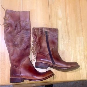 Bed Stu Natural Leather Boots, New without tags